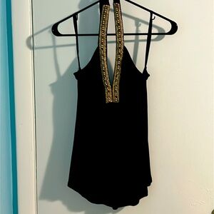 beaded halter top